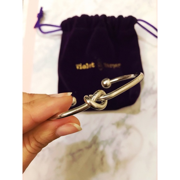 Velvet Harper Jewelry - 3 for $15 🍁 Velvet Harper Knot Bangle Silver New